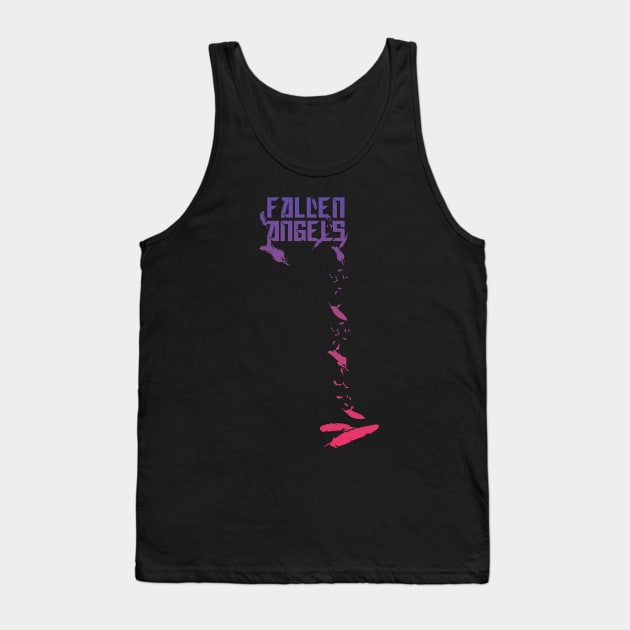 Fallen angels-pink/purple Tank Top by God Given apparel